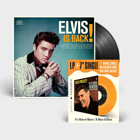 ELVIS IS BACK! [180G LP+7” ORANGE SINGLE]