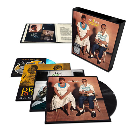 ELLA & LOUIS: COMPLETE STUDIO MASTER TAKES [5LP+10" BLUE LP]