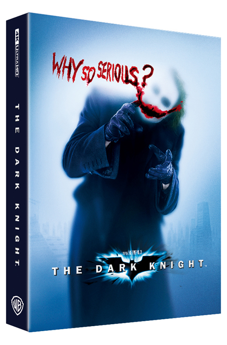 다크나이트 4K UHD+BD+BONUS BD [렌티큘러 풀슬립 스틸북 한정판] [DARK KNIGHT]