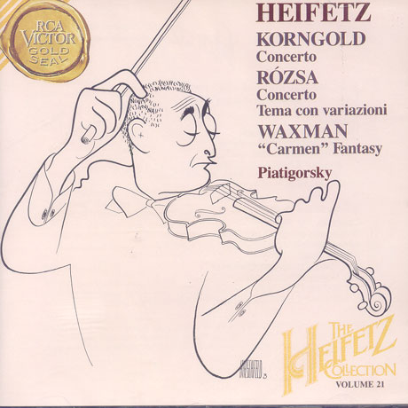 VIOLIN CONCERTOS & CARMEN FANTASY: KORNGOLD, ROZSA, WAXMAN