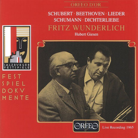 LIEDER/ FRITZ WUNDERLICH [프리츠 분덜리히: 베토벤, 슈만, 슈베르트 - 잘츠부르크 실황]