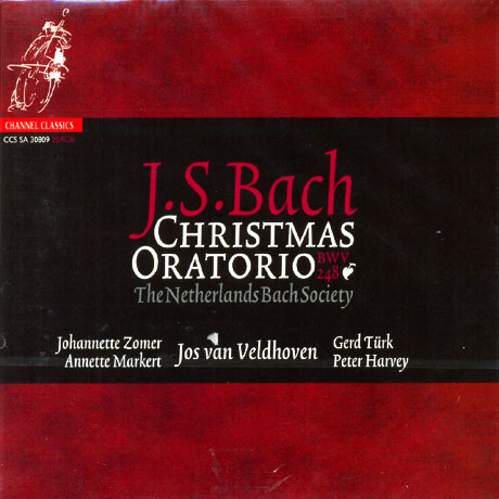 CHRISTMAS ORATORIO BWV248/ JOS VAN VELDHOVEN [SACD HYBRID] [바흐 크리스마스 오라토리오]
