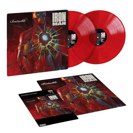 GET RICH OR DIE TRYIN` [MARVEL HIP-HOP VARIANT COVERS - INVICIBLE IRON MAN] [LENTICULAR] [COMIC BOOK+RED 2LP]