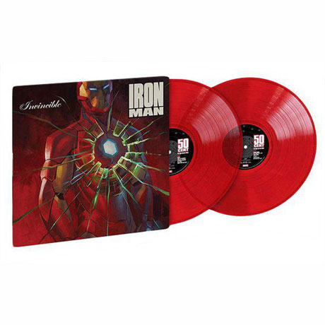 GET RICH OR DIE TRYIN` [MARVEL HIP-HOP VARIANT COVERS - INVICIBLE IRON MAN] [RED LP]