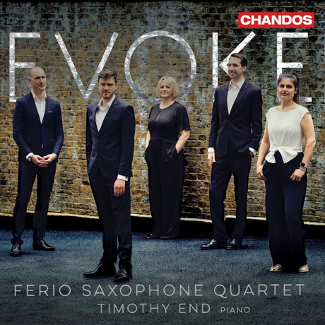 EVOKE/ FERIO SAXOPHONE QUARTET, TIMOTHY END [에보크: 색소폰 사중주와 피아노를 위한 음악 - 페리오 색소폰 콰르텟]