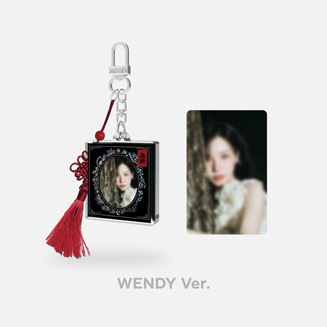 [BLACK] CHILL KILL - FRAME PHOTO KEYRING [WENDY]