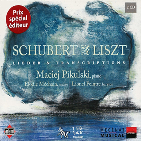 LIEDER & TRANSCRIPTIONS/ ELODIE MECHAIN, LIONEL PEINTRE, MACIEJ PIKULSKI [슈베르트 & 리스트: 가곡 편곡집]