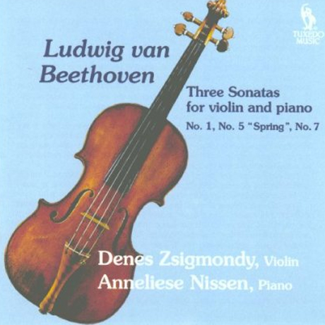 THREE SONATAS FOR VIOLIN AND PIANO/ DENES ZSIGMONDY, ANNELIESE NISSEN