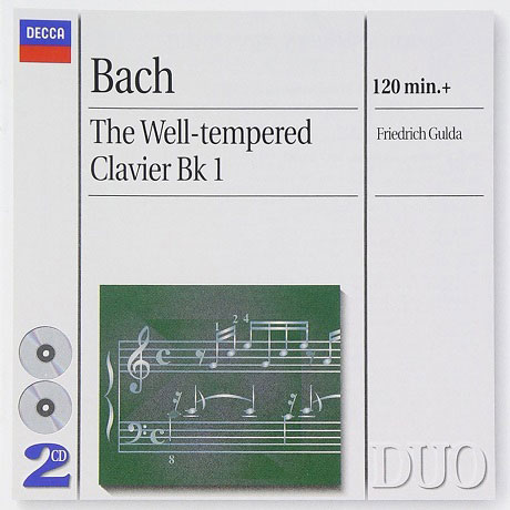 THE WELL TEMPERED CLAVIER BOOK 1/ FRIEDRICH GULDA [DECCA DUO] [바흐: 평균율 1권 - 굴다]