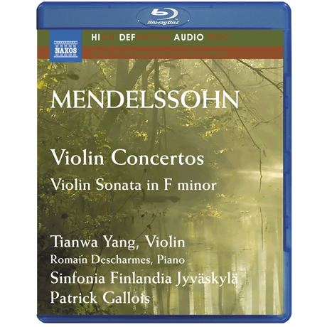 VIOLIN CONCERTOS & SONATA/ TIANWA YANG, PATRICK GALLOIS [BLU-RAY AUDIO] [멘델스존: 바이올린협주곡 & 소나타]
