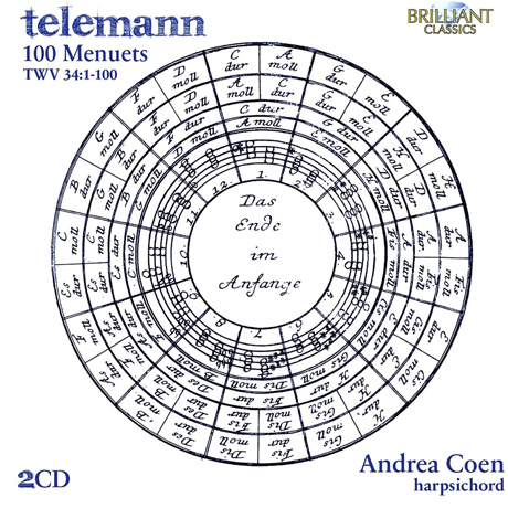 100 MENUETS TWV 34:1-100/ ANDREA COEN [텔레만: 미뉴에트 - 안드레아 코엔]
