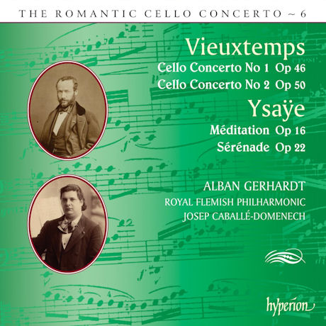 CELLO CONCERTOS/ ALBAN GERHARDT, JOSEP CABALLE-DOMENECH [ROMANTIC CELLO CONCERTO 6] [비외탕 & 이자이: 낭만주의 첼로 협주곡 시리즈 6]