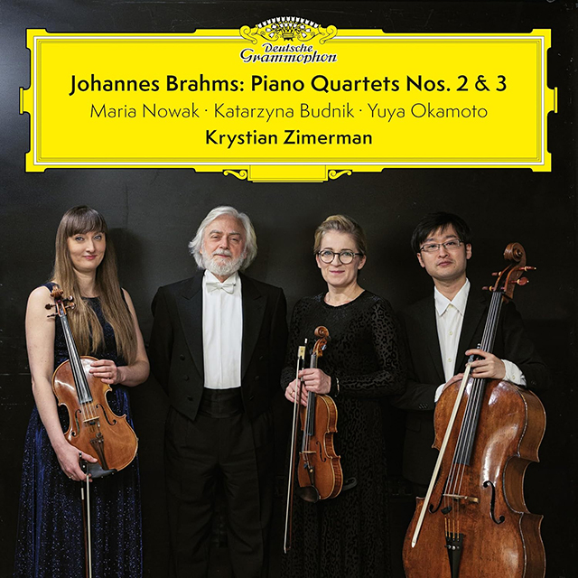 PIANO QUARTETS NOS. 2 & 3/ KRYSTIAN ZIMERMAN [브람스: 피아노 사중주단 2, 3번 - 크리스티안 침머만]