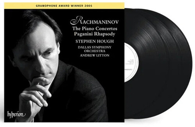 RACHMANINOFF: PIANO CONCERTOS 1-4 / PAGANINI RHAPSODY [라흐마니노프: 피아노 협주곡 전집 - 스티븐 휴] [LP]
