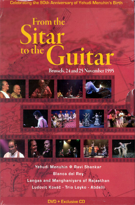 시타에서 기타까지: 예후디 메뉴인 90세 생일기념연주회 [FROM THE SITAR TO THE GUITAR] [DVD+CD]