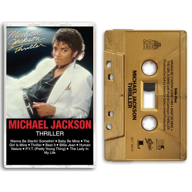 THRILLER [GOLD METALLIC CASSETTE]