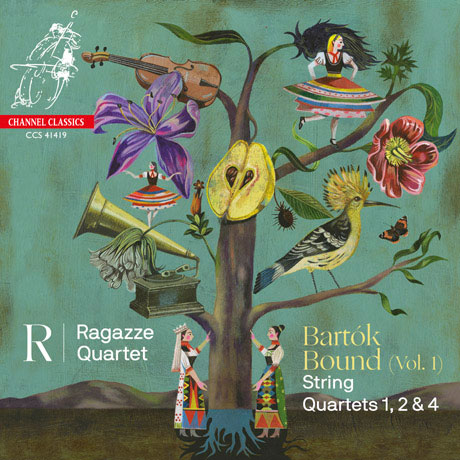 BARTOK BOUND VOL.1: STRING QUARTETS 1, 2 & 4/ RAGAZZE QUARTET [바르톡: 현악사중주 - 라가체 사중주단]