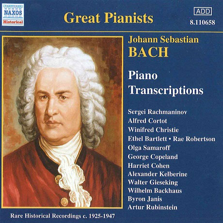 PIANO TRANSCRIPTIONS [바흐: 피아노 편곡 모음집]