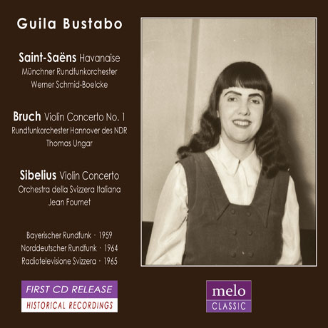 SAINT-SAENS, BRUCH, SIBELIUS: VIOLIN CONCERTOS [귈라 부스타보: 생상스, 브루흐, 시벨리우스 바이올린 협주곡]