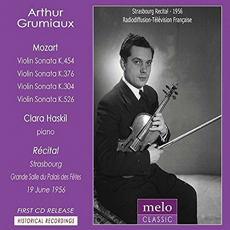 MOZART: VIOLIN SONATAS/ CLARA HASKIL [아루투르 그뤼미오: 모차르트 바이올린 소나타]