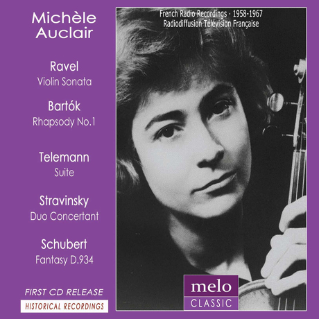 RAVEL, BARTOK, TELEMANN: VIOLIN SONATAS [미셸 오클레르: 1956-1960 방송 레코딩]