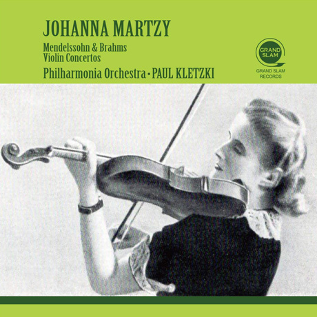 VIOLIN CONCERTOS/ JOHANNA MARTZY, PAUL KLETZKI [멘델스존 & 브람스: 바이올린 협주곡 - 요한나 마르치, 클레츠키]