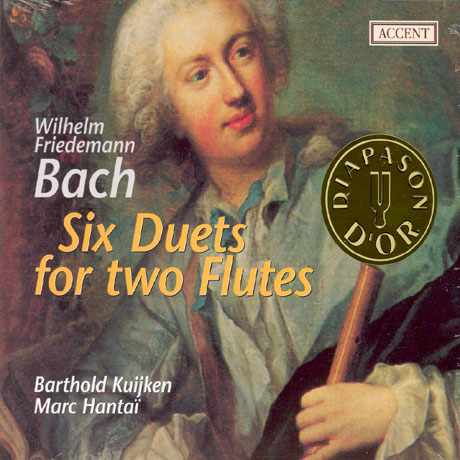 SIX DUETS FOR TWO FLUTES/ BARTHOLD KUIJKEN [프리드리히 바흐: 두 대의 플룻을 위한 6 듀엣]