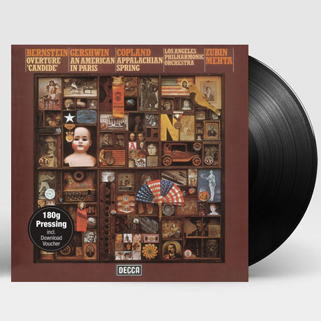 BERNSTEIN, GERSHWIN & COPLAND [180G LP] [번스타인: 캉디드 서곡, 거슈인: 파리의 아메리칸, 코플랜드: 아팔라치아의 봄]