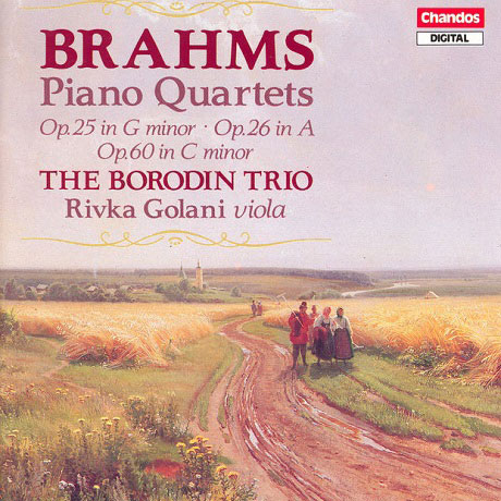 THEREE PIANO QUARTETS/ BORODIN TRIO, RIVKA GOLANI [브람스: 3개의 피아노 사중주 - 보로딘 트리오]