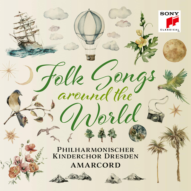FOLK SONGS AROUND THE WORLD/ PHILHARMONISCHER KINDERCHOR DRESDEN & AMARCORD  [세계 포크송 모음집: 드레스덴 필하모닉 어린이 합창단 & 앙상블 아마코드]