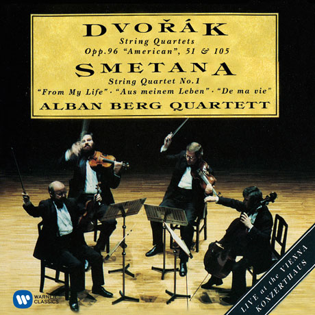 STRING QUARTETS OPP.96 & STRING QUARTET NO.1/ ALBAN BERG QUARTETT [ORIGINAL JACKET] [드보르작 & 스메타나: 현악 사중주 - 실황]