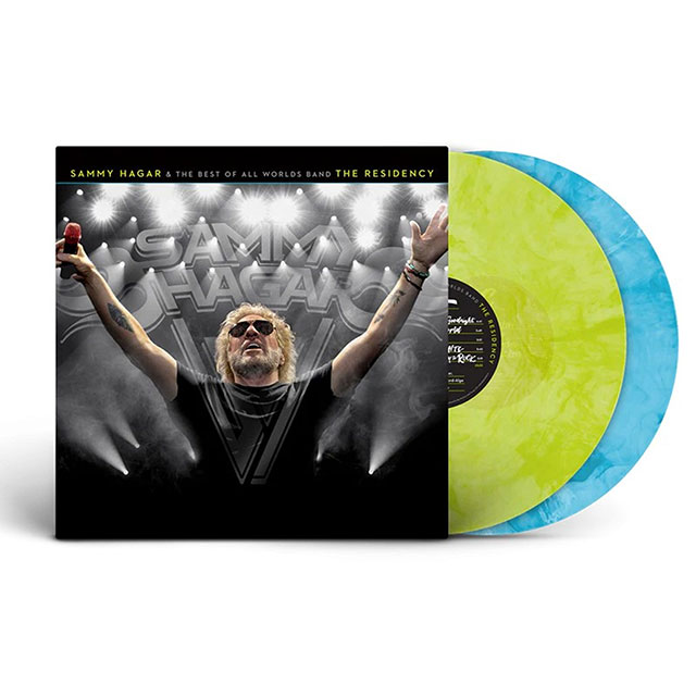 SAMMY HAGAR & THE BEST OF ALL WORLDS BAND - THE RESIDENCY [GREEN & BLUE LP]