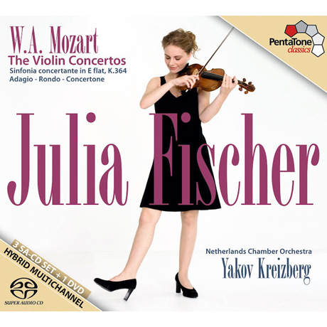 THE VIOLIN CONCERTOS/ JULIA FISCHER, YAKOV KREIZBERG [3SACD+DVD]