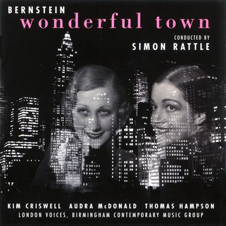 WONDERFUL TOWN/ SIMON RATTLE [ORIGINAL JACKET] [번스타인: 원더풀 타운 - 래틀]