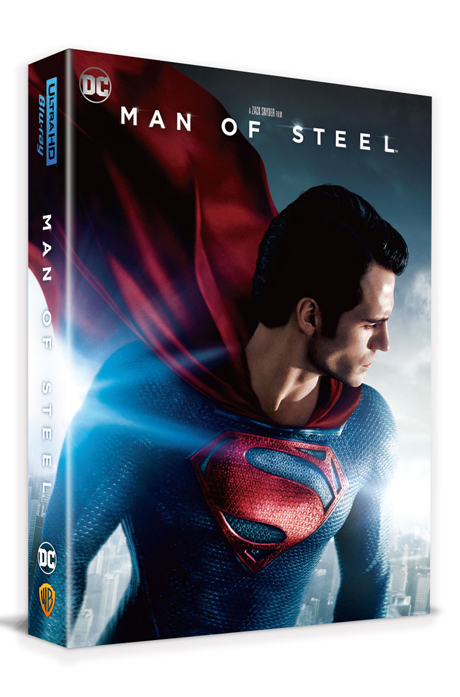 맨 오브 스틸 4K UHD+3D+BD [B1 렌티큘러 풀슬립 스틸북 한정판] [MAN OF STEEL]