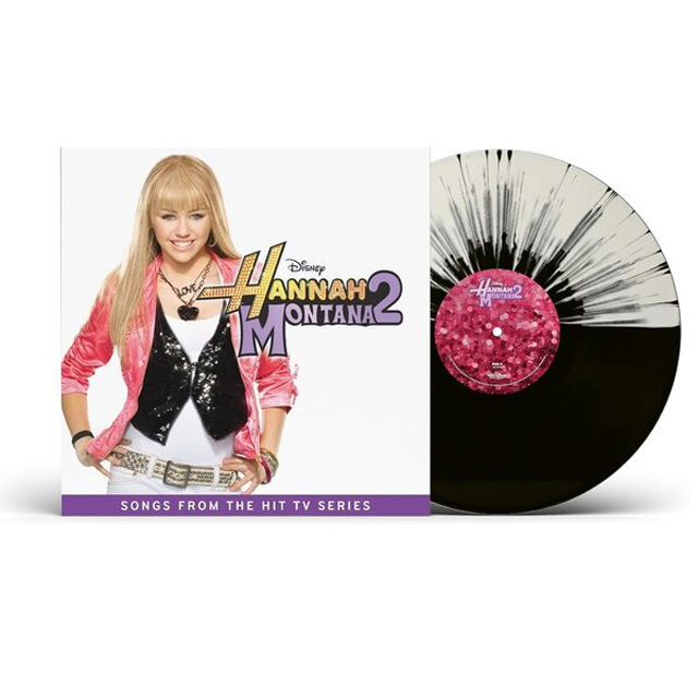 HANNAH MONTANA 2 [한나 몬타나 2] [BLACK & WHITE SPLATTER LP]