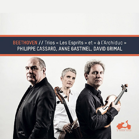 TRIOS - LES ESPRITS & A L`ARCHIDUC/ PHILIPPE CASSARD, ANNE GASTINEL, DAVID GRIMAL [베토벤: 피아노 트리오 5번(유령), 7번(대공) - 카사르, 가스티엘, 그리말]