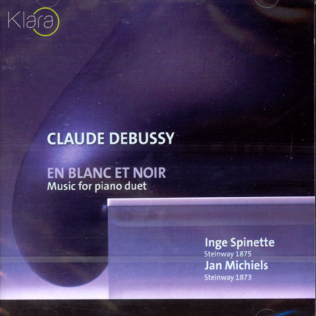 EN BLANC ET NOIR: MUSIC FOR PIANO DUET/ INGE SPINETTE/ JAN MICHIELS [드뷔시: 백과흑으로-피아노듀엣]