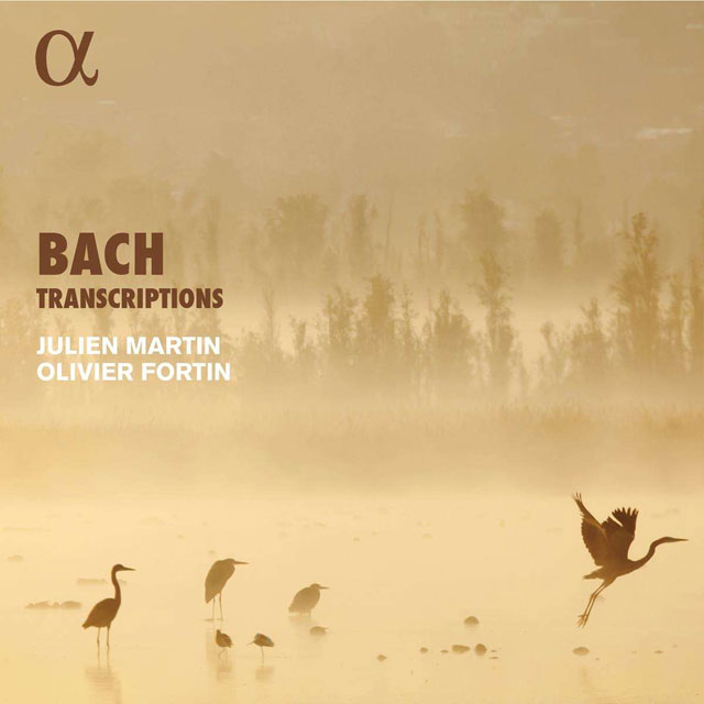 TRANSCRIPTIONS FOR RECORDER & HARPSICHORD/ JULIEN MARTIN & OLIVIER FORTIN [바흐: 리코더와 하프시코드를 위한 편곡집 - 쥘리앙 마르탱 & 올리비에 포르탱]