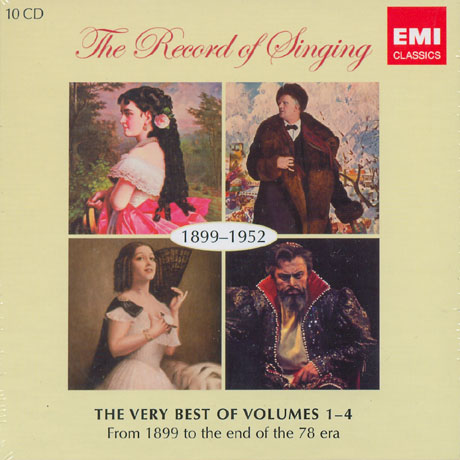 THE RECORD OF SINGING: THE VERY BEST OF VOLUMES 1-4 1899-1952