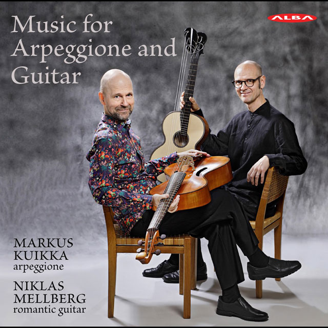 MUSIC FOR ARPEGGIONE AND GUITAR/ MARKUS KUIKKA, NIKLAS MELLBERG [슈베르트, 줄리아니: 아르페지오네 소나타,  변주곡 외 - 마르쿠스 쿠이카, 니클라스 멜베르크]