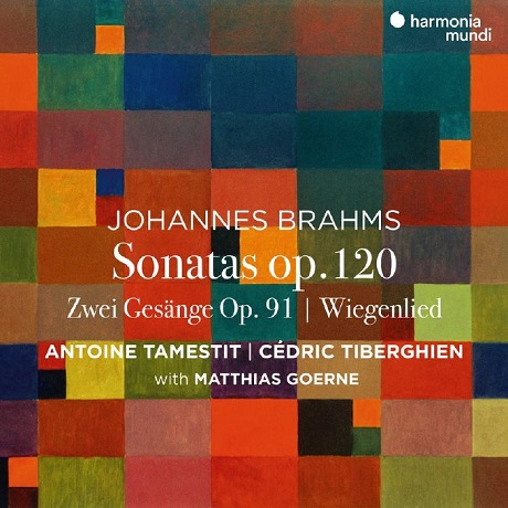 SONATAS OP.120, ZWEI GESANGE OP.91, WIEGENLIED/ ANTOINE TAMESTIT, CEDRIC TIBERGHIEN, MATTHIAS GOERNE [브람스: 비올라 소나타 1, 2번, 2개의 노래 외]