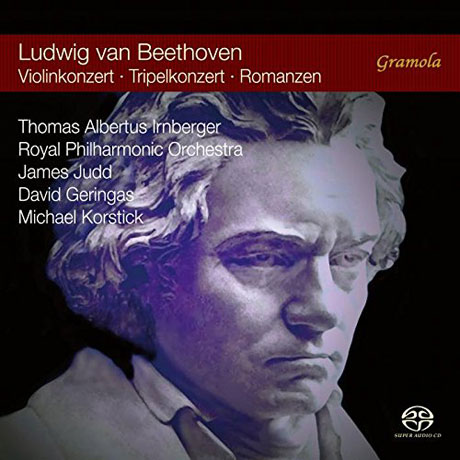 VIOLIN CONCERTO, TRIPLE CONCERTO, ROMANCES/ JAMES JUDD, THOMAS ALBERTUS IRNBERGER [SACD HYBRID] [베토벤: 바이올린 협주곡, 삼중협주곡, 로망스 1, 2번]