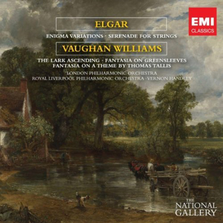 ENIGMA VARIATIONS & THE LARK ASCENDING/ VERNON HANDLEY [THE NATIONAL GALLERY]