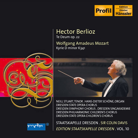 TE DEUM OP.22 & KYRIE D MINOR K341/ COLIN DAVIS [EDITION STAATSKAPELLE DRESDEN VOL.10] [베를리오즈: 테 데움, 모차르트: 자비송 - 콜린 데이비스]