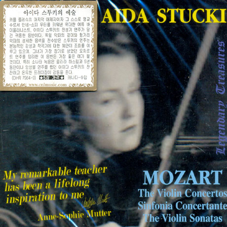 VIOLIN CONCERTOS AND SONATAS/ AIDA STUCKI [아이다 스투키의 예술]