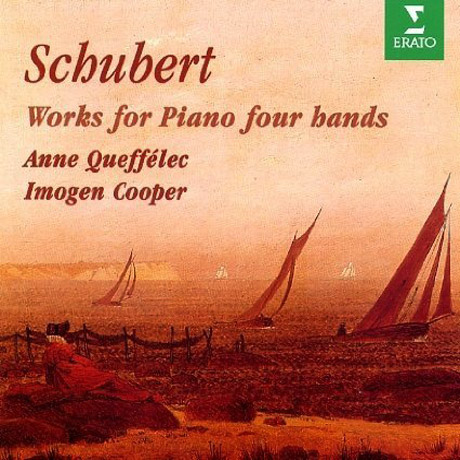 WORKS FOR PIANO FOUR HANDS/ ANNE QUEFFELEC, IMOGEN COOPER [슈베르트: 네 손을 위한 피아노 작품집 - 케펠레크, 쿠퍼]
