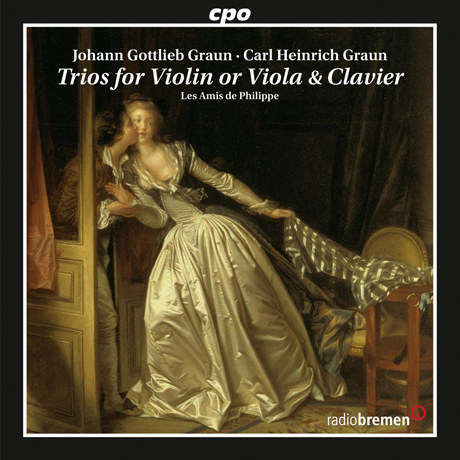 TRIOS FOR VIOLIN OR VIOLA & CLAVIER/ LES AMIS DE PHILIPPE