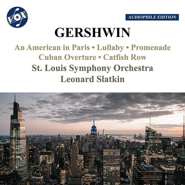 AN AMERICAN IN PARIS/ LEONARD SLATKIN [거슈윈: 관현악 작품집 - 레너드 슬래트킨]