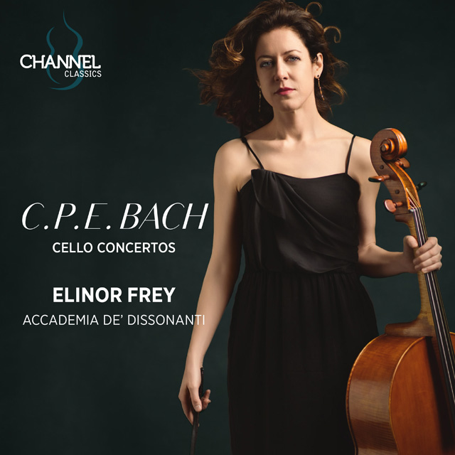 CELLO CONCERTOS/ ELINOR FREY, ACCADEMIA DE' DISSONANTI [C.P.E.바흐: 첼로 협주곡 WQ.170, 171, 172 - 엘리노어 프라이. 아카데미아 데 디소난티]